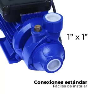 Bomba Periférica RIETI 1 HP Motor de Cobre Elevación Máxima 45m IDB50, bomba de agua, bomba periférica, bomba para riego, bomba de presión, abastecimiento de agua, tanque elevado, sistema de bombeo, bomba RIETI, Guatemala, Ferromaya