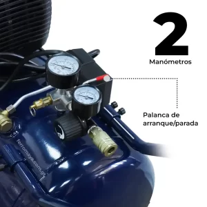 Compresor de Aire Campbell Hausfeld 50 Litros 120V 2 HP con Pistola y Manguera DC500100DI, Compresor de aire, Campbell Hausfeld, Compresor 50 litros, Pintura automotriz, Flujos de aire estables, compresor de aire 2 HP, Presión máxima 125 PSI, Guatemala, Ferromaya