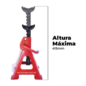 Torre para Auto 2 Toneladas YATO Soporte Mecánico Seguro y Resistente 2 piezas, juego de torres para carro, caballete para carro, soporte mecánico para auto, mantenimiento de autos, taller mecanico, reparación de vehículos, soporte para suspensión Ferromaya guatemala