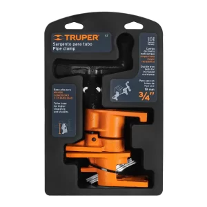 Sargento para Tubo TRUPER 3/4 Capacidad hasta 28 mm con Bloqueo de Seguridad 17740, Prensa de tubo, Morsa de tubo, Clamp para tubo truper, Herramienta manual, Sujeción de piezas, guatemala Ferromaya