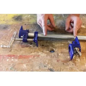 Prensa para tubo IRWIN 1/2", Prensa para tubos, Sargento de tubo Irwin, Sujeción de madera, prensa sargento irwin de 1/2", Herramienta de carpintería, sargento para tubo con Sistema de bloqueo, Guatemala, Ferromaya
