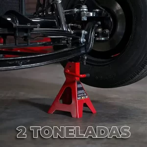 Torre para Auto 2 Toneladas YATO Soporte Mecánico Seguro y Resistente 2 piezas, juego de torres para carro, caballete para carro, soporte mecánico para auto, mantenimiento de autos, taller mecanico, reparación de vehículos, soporte para suspensión Ferromaya guatemala