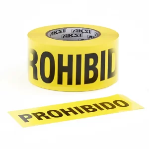 Cinta de Advertencia PROHIBIDO Amarilla 300m AKSI 112903, Cinta de precaución, Señalización de áreas peligrosas, Cinta Amarilla “PROHIBIDO”, Equipamiento de seguridad, cinta de precaución, Rollo de Cinta de Señalización Amarilla AKSI Peligro, Cinta de Señalización AKSI, Guatemala, Ferromaya