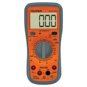 Multímetro Digital TRUPER 10403 para Mantenimiento Automotriz Tecnología True RMS, multímetro digital, multímetro automotriz, multímetro Truper, medidor eléctrico automotriz, medidor de voltaje, equipos de medición eléctrica, Truper Guatemala, Ferromaya
