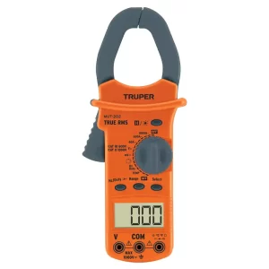 Multímetro Industrial TRUPER 10404 con Gancho para Corriente Alterna y Continua 1000A, multímetro truper, multímetro digital, multímetro con gancho, multímetro con pinza amperimétrica, medidor de voltaje, multímetro con medición de temperatura, Ferromaya, Guatemala
