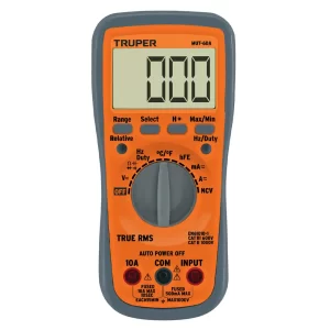 Multímetro Profesional TRUPER 100362 con Auto Rango, NCV y Sonda Termopar, multímetro profesional, multímetro digital, multímetro con auto rango, medidor de voltaje, tester eléctrico, multímetro con sonda de temperatura, multímetro portátil, Guatemala, Ferromaya