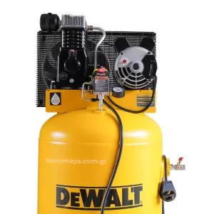 Compresor de aire DeWalt 60 galones Vertical 175 PSI Alto flujo 230V DXCM602, compresor de aire, compresor dewalt, compresor 60 galones, compresor industrial, compresor vertical, DeWalt DXCM602, compresor 175 psi, compresor lubricado con aceite, herramientas neumáticas, Ferromaya, Guatemala