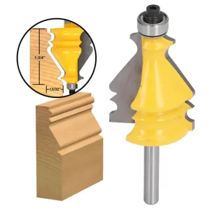 Cuchilla de carpintería Raíz 1/4" Filo de Carburo para Molduras y Marcos de Puertas, cuchilla para carpintería, broca para router, fresa perfiladora para router, broca para router, cuchilla para router, cuchillas para molduras de puertas, cortador para molduras de madera, accesorios para router, Ferromaya, Guatemala