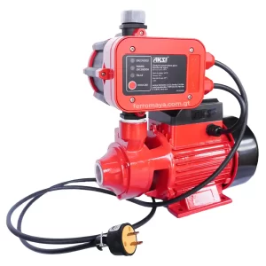 Bomba de Agua Presurizadora AKSI 3/4HP Periférica + Control Automático de Presión, Bomba AKSI, Presurizador automático para bomba, Combo bomba con presurizador, Bomba de agua 3/4 HP, Bomba centrífuga, Sistema de presurización, Bomba para presión de agua, Equipo hidráulico, bomba de agua precio en Guatemala