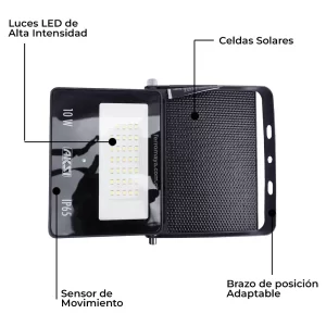 Reflector LED Solar con Sensor de Movimiento AKSI Luz Blanca, Reflector solar AKSI, Reflector con sensor de movimiento, luz LED, Lámpara solar, Reflector exterior IP65, Reflector solar luz blanca, Reflector para exteriores, Panel solar, Reflector para pasillos y corredores, Reflector Solar Profesional, Reflector LED precio Guatemala, FerroMaya