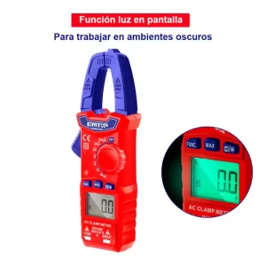 Tester Digital EMTOP 600V EDMR22001, multímetro digital, multímetro emtop, detector de voltaje sin contacto, multímetro profesional, medidor de voltaje, probador de diodos, tester digital, Amperímetro digital, multímetro automotriz, multímetro digital precio guatemala, FerroMaya