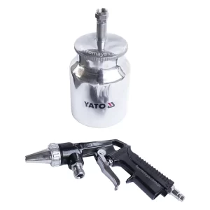 Pistola de Arena Neumática YATO con Deposito Integrado YT-2376 Eliminación de Óxido, Pistola sandblasting, Pistola de arenado, Pistola neumática, Eliminación de óxido, Pistola SandBlast con manguera, Pistola sandblasting YATO, Pistola de Arena precio Guatemala, FerroMaya, herramientas Neumáticas