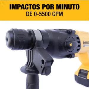 Rotomartillo Inalámbrico DEWALT SDS-PLUS DCH133B, Rotomartillo DeWalt, Rotomartillo 20V, Rotomartillo inalámbrico, Rotomartillo Brushless, Rotomartillo para concreto, Rotomartillo SDS-PLUS, Rotomartillo sin batería, Perforadora para concreto, Rotomartillo para remodelación, rotomartillo precio guatemala, FerroMaya