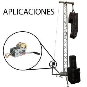 03 malacate manual con manivela truper 1000kg con cable 14721 mica con cable winch winche ferromaya guatemala quetzaltenango