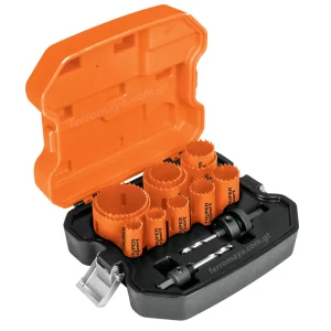 01 juego de brocasierras bimetalicas bi-metalicas para juego set de 13 piezas con estuche truper expert 15411