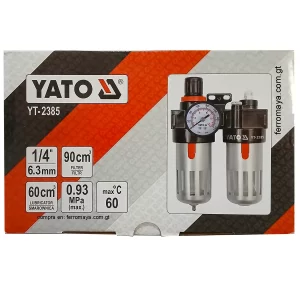 02 [YT-2385] Trampa de agua filtro y lubricador para compresor 1-4 precio guatemala accesorio para compresor de aire