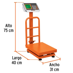 03 Báscula Balanza Plataforma Plegable TRUPER 100 kg 220 Lbs – Electrónica, Recargable, Doble Display 15729 precio guatemala