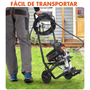 03 Pulverizador de Pintura Airless VEVOR 950W Tipo Carrito 950W 3000PSI 2LPM RP8628 Plus rociador rociadora pulverizadora maquina para pintar guatemala tipo carrito paint sprayer