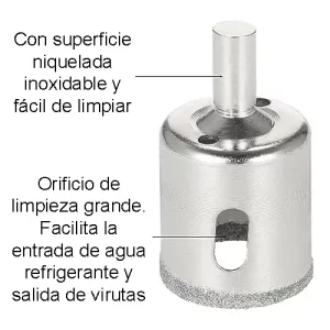 04 Juego de Brocas Diamantadas 15 Piezas con guia para Cerámica Azulejo y Piso guatemala ceramica