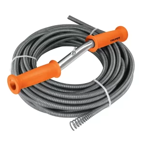 01 destapador de drenaje de cable 15 metros 15m 50 pies truper 15150 guatemala quetzaltenango destapador de drenajes destapa caño destapacaño