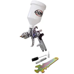 01 pistola de Gravedad para pintar Goni HVLP 351 1.4mm 600ml guatemala para compresor de aire neumatica