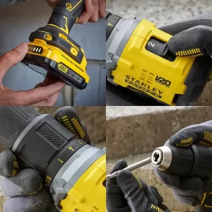 Pulidora Inalámbrica de 5" + Rotomartillo Percutor 20V Combo STANLEY Pro-Stack SBDG280D1M1T-B3, rotomartillo stanley brushless, esmeriladora angular 5 pulgadas, combo stanley 20v, stanley 20v litio, rotomartillo percutor, pulidora inalámbrica, sistema pro stack stanley, Pulidora y barreno STANLEY inalámbrico, kit rotomartillo y esmeril, combo pulidora y barreno inalámbrico precio guatemala