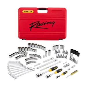 01 caja con herramientas stanley racing 120 piezas juego de copas y llaves incluye ratchet y estuche plastico r99-120la r99-120 guatemala