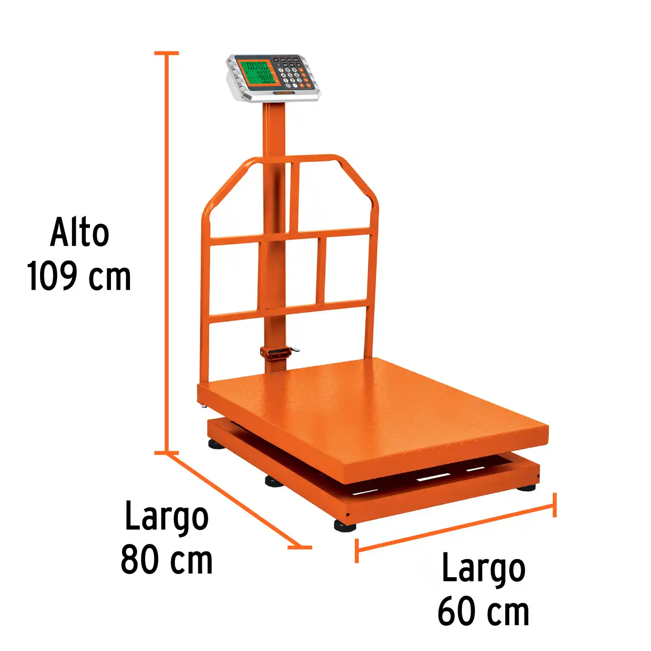Bascula TRUPER Comercial Plataforma 600KG 1322Lbs 15733 con Pantalla Digital Plegable Recargable 6 03 bascula truper de plataforma plegable digital 600kg uso comercial industrial recargable precio guatemala 15733 balanza