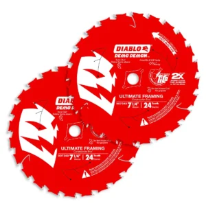 01 Disco Sierra Circular DIABLO 7-1-4 DEMO DEMON 24 Dientes Madera Uso General 2 Pack framing guatemala quetzaltenango hoja de sierra
