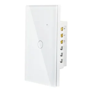 00 Apagador Inteligente Wi-Fi AKSI 1 Vía Compatible con Alexa y Google Home 124901 Blanca interruptor guatemala switch tactil