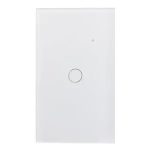 04 Apagador Inteligente Wi-Fi AKSI 1 Vía Compatible con Alexa y Google Home 124901 Blanca interruptor guatemala switch tactil