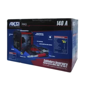 05 Soldadora Multiproceso Microalambre AKSI MIGFlux MMA TIG 127V 220V 140A 197932 electrica soldadura soldador inverter micro alambre guatemala